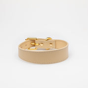 Beige Dog Collar Thin