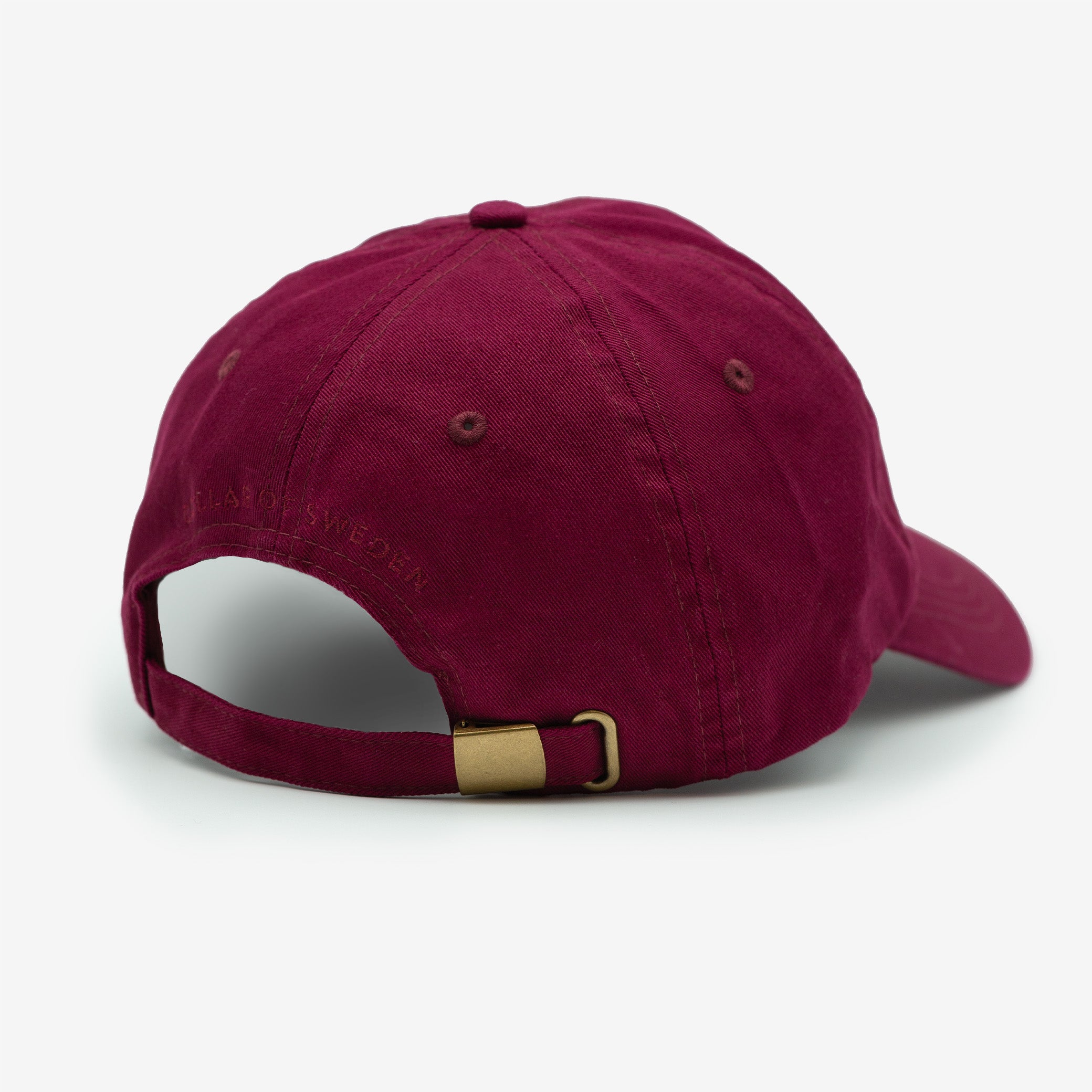 Burgundy Denim Cap - Dogs & Wine Make Everything Fine