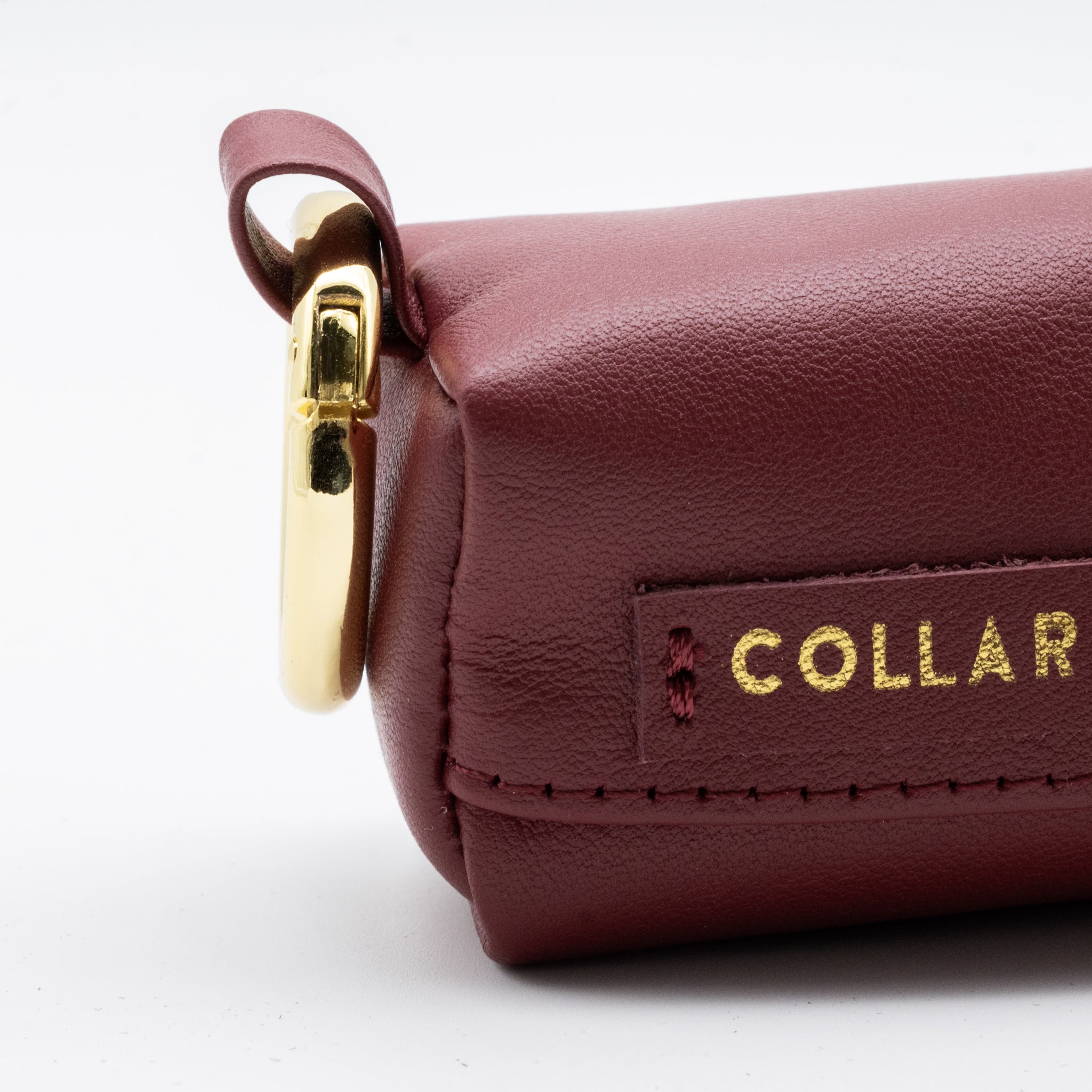Burgundy Poop Bag Holder