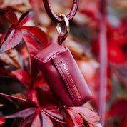 Burgundy Poop Bag Holder