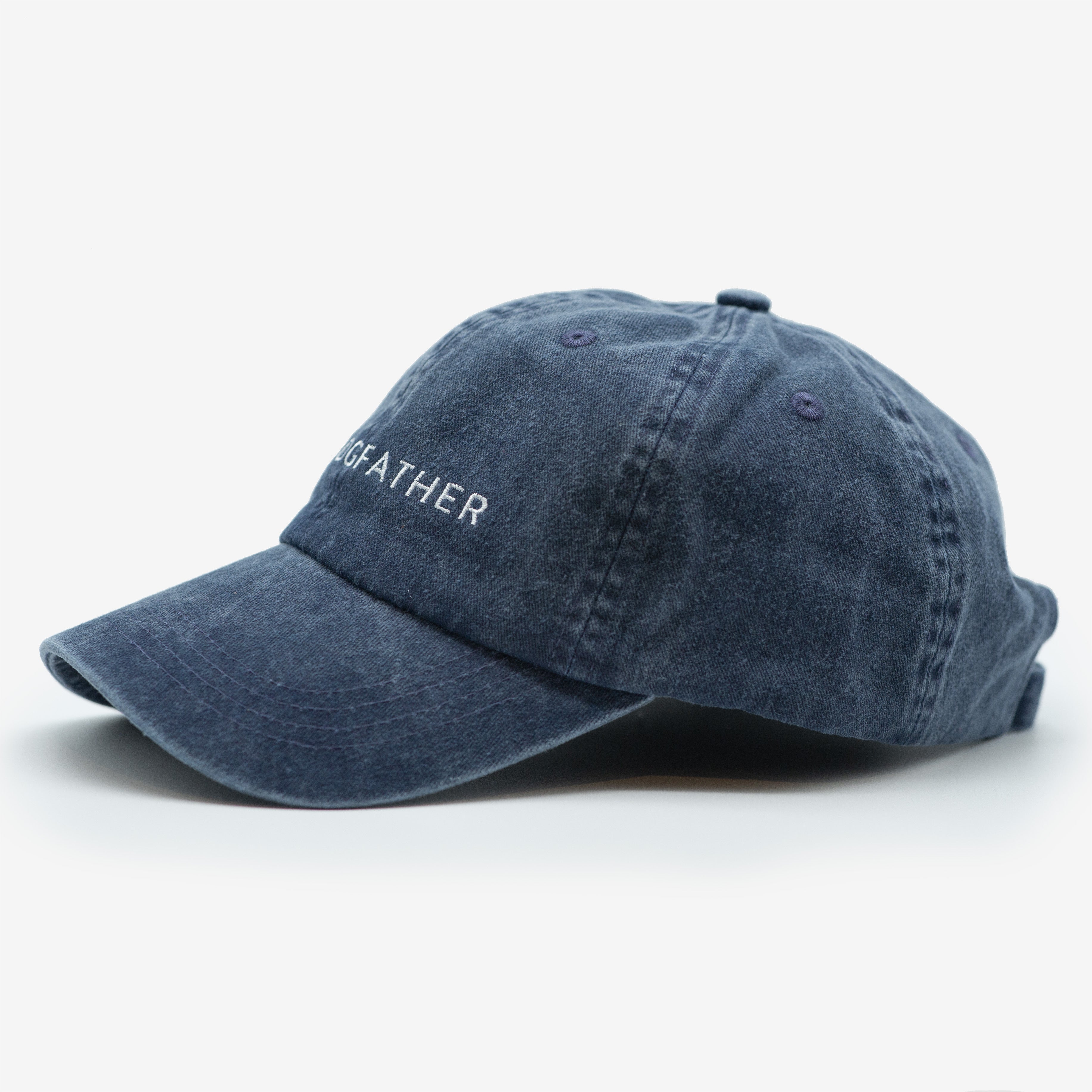 Dark Blue Denim Cap - The Dogfather