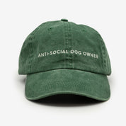 Green Denim Cap - Anti-Social Dog Owner