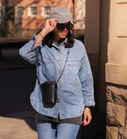 Grey Denim Cap - Dogs & Wine Make Everything Fine