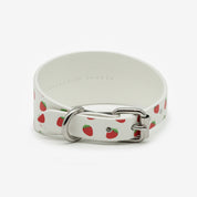 Strawberry Dog Collar Wide