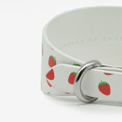 Strawberry Dog Collar Wide