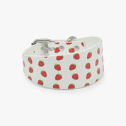 Strawberry Dog Collar Wide
