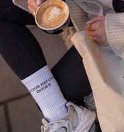 White Tube Socks - Dogs Before Dudes