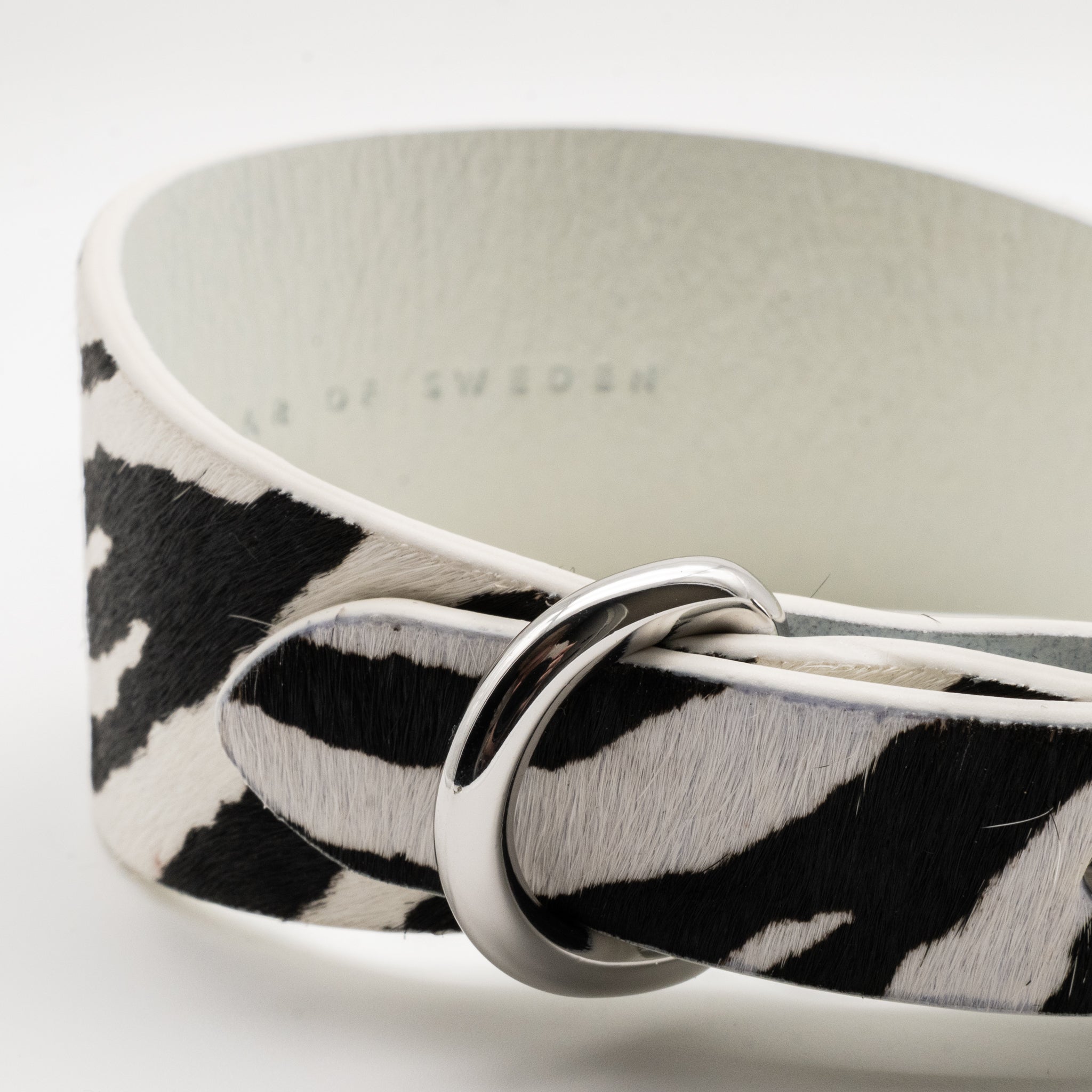 Zebra Dog Collar Wide